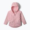 Giacca antipioggia Columbia Rainy Trails II Fleece satin rosa per bambini