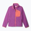 Felpa Columbia Fast Trek IV Fleece Full Zip da bambino razzle/corallo caldo