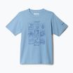 Maglietta da bambino Columbia Valley Creek Graphic ripple blue/hike guide