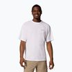 Maglietta Columbia Cedar Trail Back Graphic Tee bianca/icona guida del sentiero da uomo