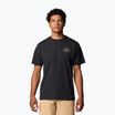 Maglietta Columbia Tunnel Valley Graphic Tee nero/naturalmente incline da uomo