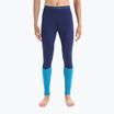Pantaloni termici da uomo icebreaker 125 Zoneknit geo blu