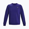 Under Armour Rival Fleece Crew Felpa da uomo blu sonar/bianco anice