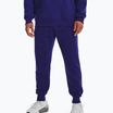 Pantaloni Under Armour Rival Fleece Joggers da uomo blu sonar/bianco anice