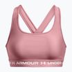 Reggiseno fitness Under Armour Crossback Mid rosa elisir/bianco