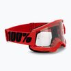 Occhiali da ciclismo 100% Strata 2 rosso/chiaro per uomo