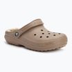 Crocs Classic Clog foderato Ciabatte mushroom/bone