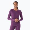 Smartwool Merino 250 Baselayer Crew Donna in scatola manica lunga termica purple iris heather