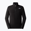 Felpa da trekking da uomo The North Face 100 Glacier 1/4 Zip nero