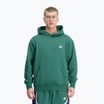 Felpa da uomo New Balance Hoops Fleece Hoodie team verde bosco