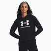 Felpa da donna Under Armour Rival Fleece Big Logo Hoody nero/bianco