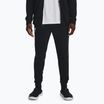 Pantaloni Under Armour Rival Terry Jogger da uomo, nero/bianco anice