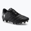 Scarpe da calcio Under Armour da bambino Magnetico Select JR 3.0 FG nero/argento metallico