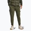 Pantaloni Under Armour Rival Fleece Cargo Jogger da uomo di colore verde/bianco