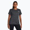 Maglietta da allenamento Under Armour Tech Textured bianca/nera da donna