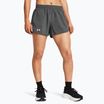 Pantaloncini da corsa da donna Under Armour Fly By 3" castlerock/castlerock/reflective