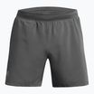 Pantaloncini da corsa Under Armour Launch 5" da uomo color castlerock/castlerock/riflettente