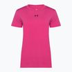 Maglietta da allenamento Under Armour Off Campus Core rosa astro/nero da donna