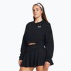 Felpa da allenamento Under Armour donna Rival Terry Os Crop Crew nero/bianco