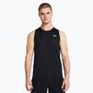 Maglietta da allenamento Under Armour Tech Tank nero/bianco da uomo