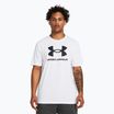 Maglietta Under Armour Sportstyle Logo Update da uomo, bianco/nero