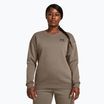 Felpa Under Armour Essential Fleece Crew donna taupe dusk/nero