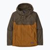 Giacca a vento da uomo Patagonia Isthmus Anorak shelter marrone