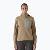 Giacca softshell da donna Patagonia R1 CrossStrata Hoody grigio uccello di mare