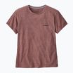 Maglietta Patagonia P-6 Logo Responsibili-Tee donna color malva dulse
