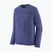 Uomo Patagonia Cap Cool Merino Blend Longsleeve Graphic strata stripe/solstice purple