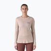 Patagonia Cap Cool Merino Blend Graphic donna fitz roy loss: shroom taupe longsleeve