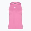 Canotta tennis donna Nike Court Dri-Fit Advantage Tank giocosa rosa/bianco