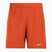 Pantaloncini da tennis Nike Court Dri-Fit Victory 7" da uomo, color ruggine/bianco