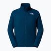 Felpa The North Face 100 Glacier Full Zip da uomo, benzina, mezzanotte