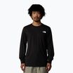 Maglietta The North Face Easy Tee a maniche lunghe da uomo, nero tnf