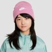 Berretto invernale Nike Peak Magic fenicottero/bianco per bambini