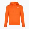 Felpa con cappuccio Nike Sportswear Club Fleece Uomo arancione di sicurezza/arancione di sicurezza/bianco