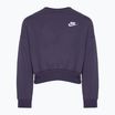 Felpa da bambino Nike Sportswear Club Fleece, color uvetta scuro/bianco