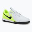 Nike Phantom GX 2 Academy IC argento metallico/volt/nero scarpe da calcio per bambini