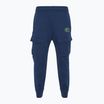 Pantaloni Nike Air Fleece Cargo da uomo, blu notte/volt