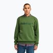 Felpa girocollo uomo Timberland Embroidery Tonal nero verde bosco