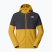 Felpa The North Face Glacier Heavyweight Full Zip HD da uomo color curcuma/grigio asfalto