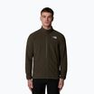 Felpa da uomo The North Face 100 Glacier Full Zip nuovo taupe verde