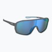 Occhiali da sole per bambini Under Armour Gameday Jr S3 grigio metallizzato/blu multistrato