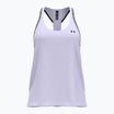 Canotta Under Armour Knockout da donna per l'allenamento, viola/bianco