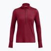 Under Armour Launch Pro Half Zip cardinale/riflettente da donna a maniche lunghe da running
