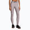 Under Armour HeatGear tetra grigio/bianco, leggings da allenamento per donna