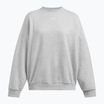Under Armour donna Rival Fleece OS Crew mod grigio chiaro erica/bianco felpa