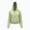 Felpa da donna Under Armour Pro Fleece con cappuccio verde/bianco retrò