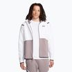Felpa da uomo Under Armour Unstoppable Fleece Full Zip HD tetra grigio/bianco/nero